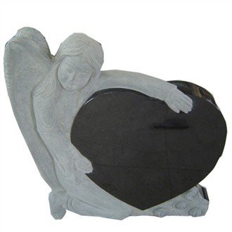 Black Granite Upright Headstones