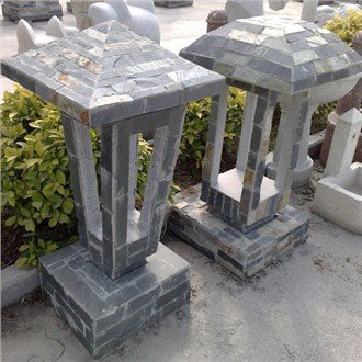 Linternas de piedra para jardín